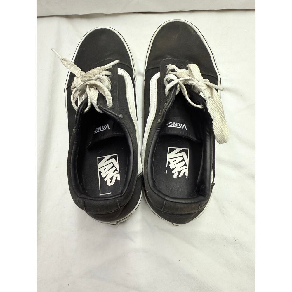 VANS Off The Wall  sneakers Women’s size 9 
Black & White low top  Canvas Skate - Picture 8 of 13